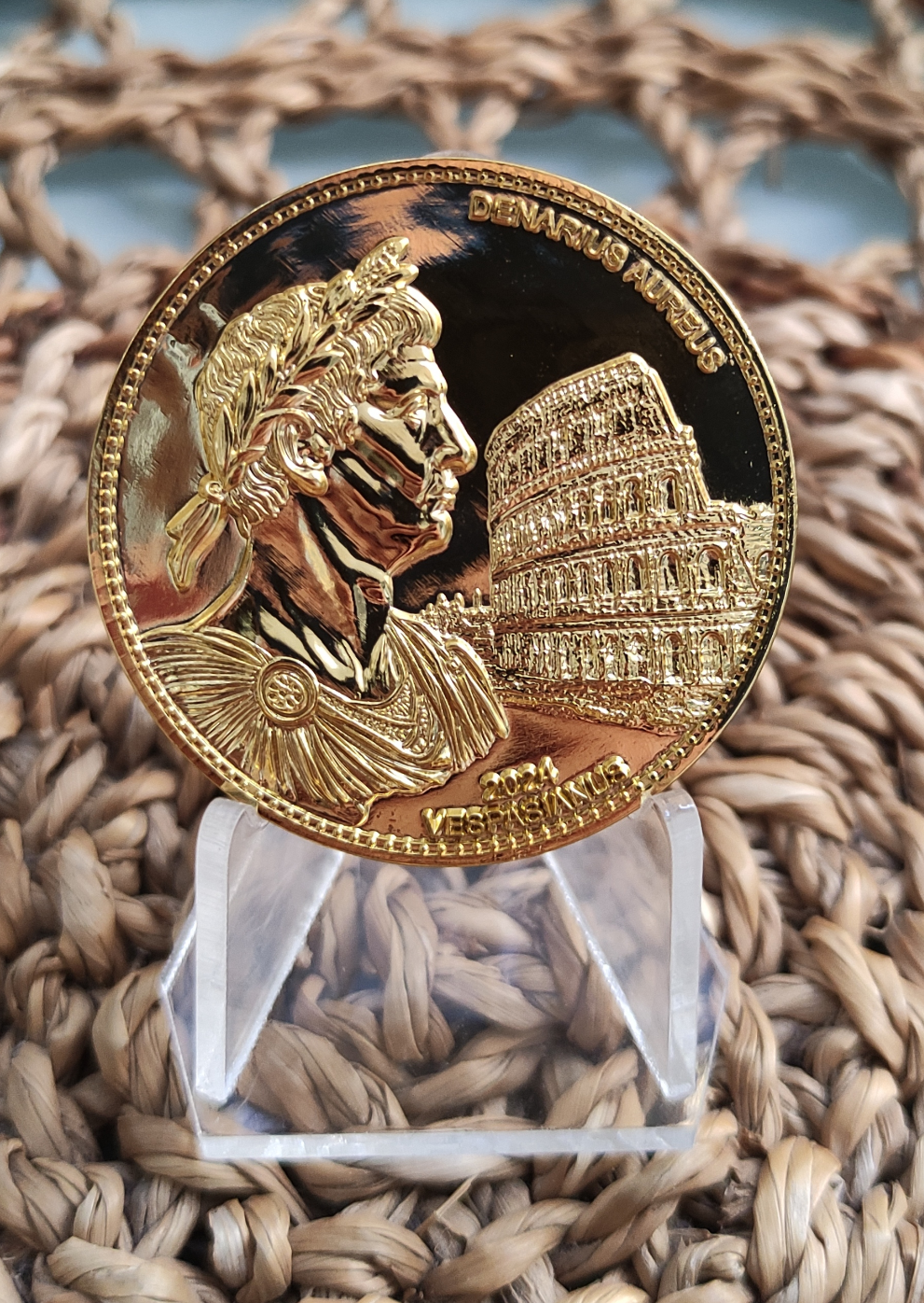 DENARIUS AUREUS - COLOSSEO 2024. MONETA COMMEMORATIVA EDIZIONE LIMITATA 100 PZ. (FDC) - Numismatica_ita