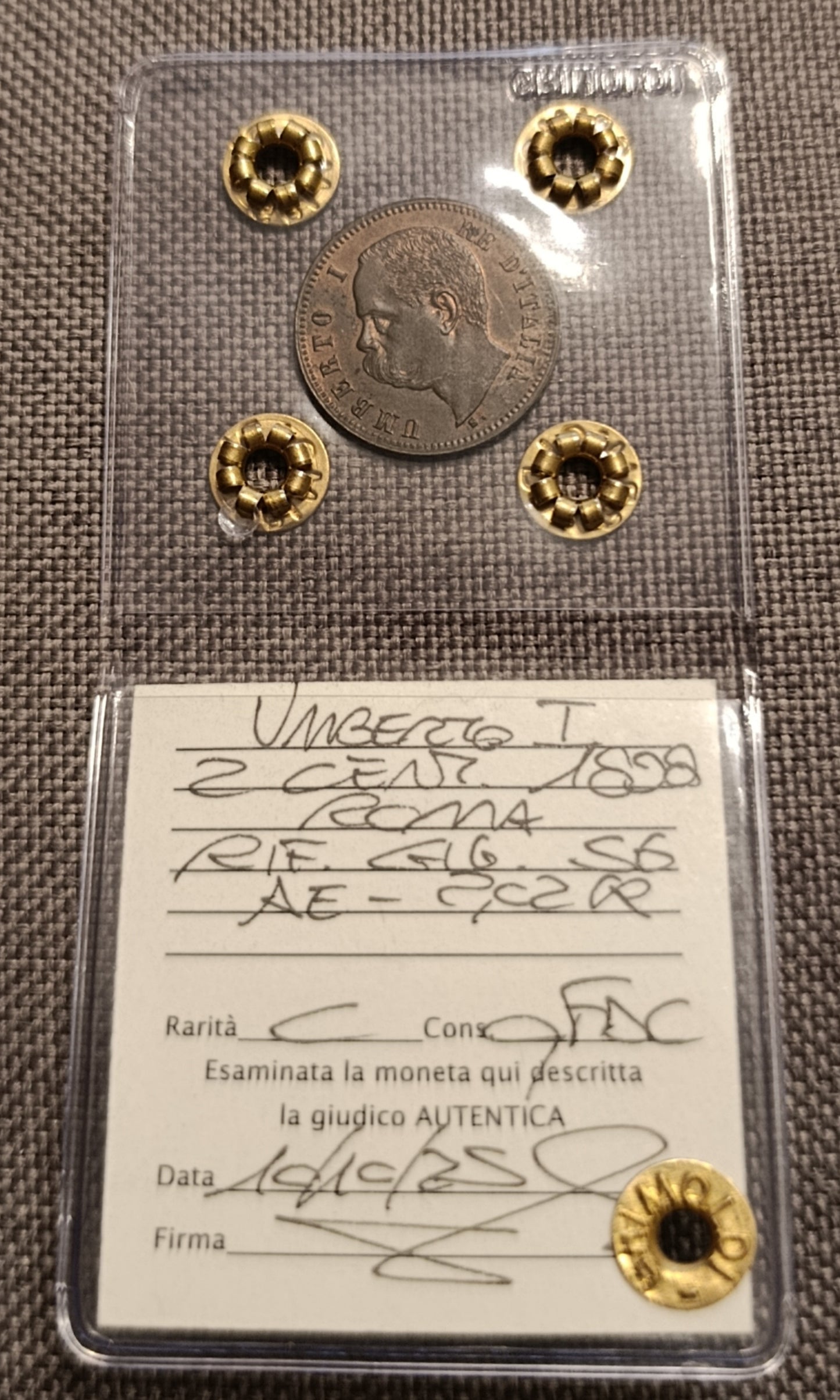 2 CENTESIMI 1898 UMBERTO I qFDC
