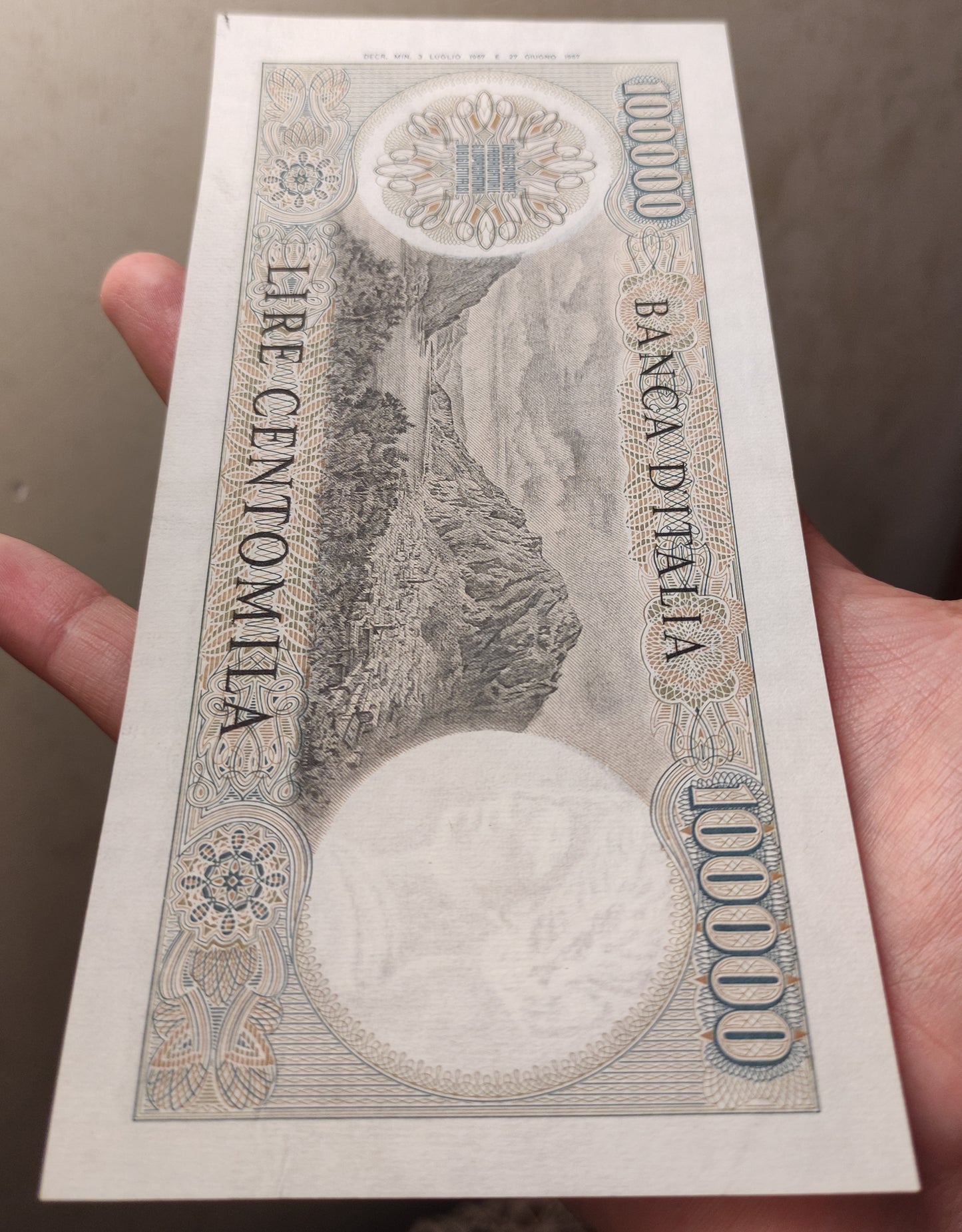 100000 LIRE MANZONI 03/07/1967 qSPL