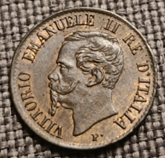 1 CENTESIMO 1861 VITTORIO EMANUELE II FDC