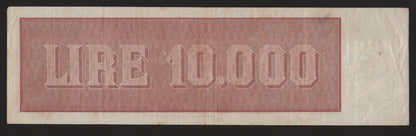 10000 LIRE TITOLO PROVVISORIO (MEDUSA) 17/12/1947 BB