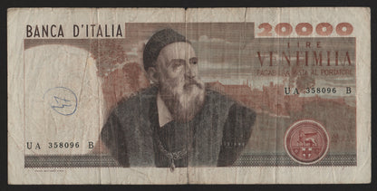 20000 LIRE TIZIANO 21/02/1975 qBB