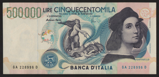 500000 LIRE RAFFAELLO 13/05/1997 SPL