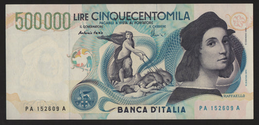 500000 LIRE RAFFAELLO 13/05/1997 SPL