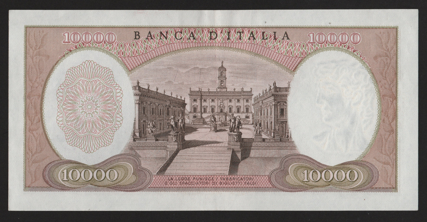 10000 LIRE MICHELANGELO 27/11/1973 SPL+