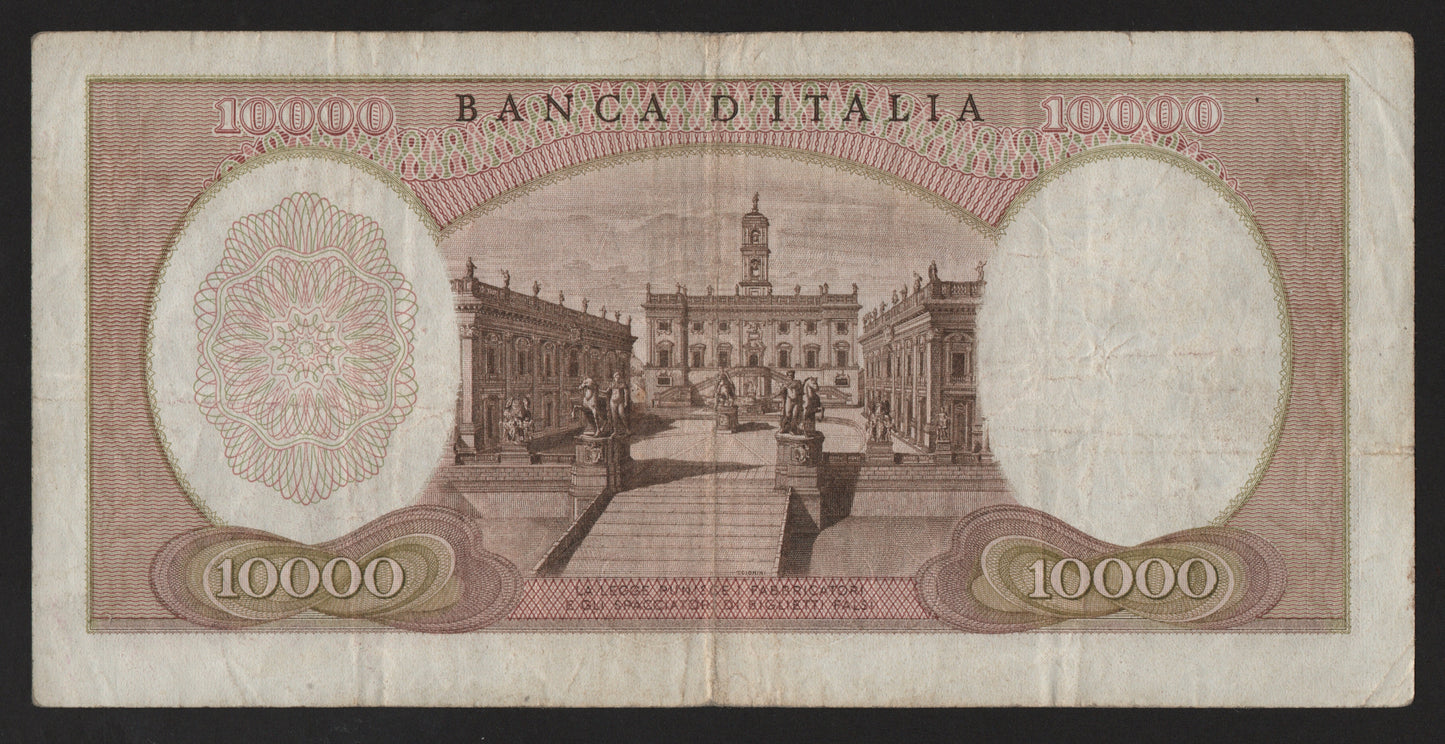 10000 LIRE MICHELANGELO SERIE SOSTITUTIVA 1966 BB