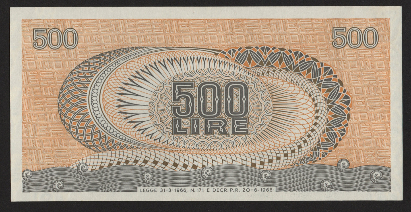 500 LIRE ARETUSA 20/06/1966 qFDS