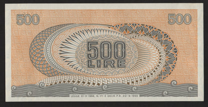 500 LIRE ARETUSA 20/06/1966 qFDS