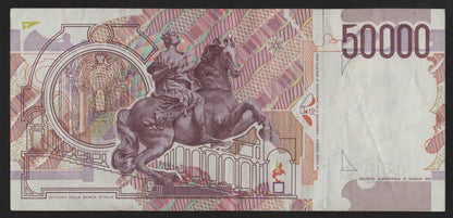 50000 LIRE BERNINI 2° TIPO LETTERA A 27/05/1992 BB