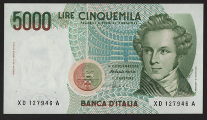 5000 LIRE BELLINI SERIE SOSTITUTIVA XD 1996 FDS