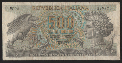 1000 LIRE ARETUSA SERIE SOSTITUTIVA W05 23/04/1975 R4 BB