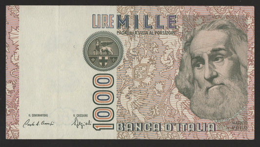 1000 LIRE MARCO POLO SERIE SOSTITUTIVA XF 1988 qSPL