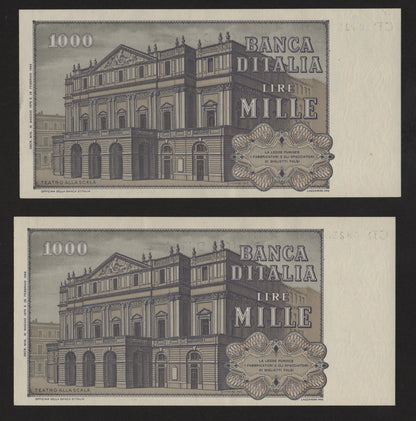 1000 LIRE VERDI 2° TIPO 10/05/1979 CONSECUTIVE DA MAZZETTA qFDS