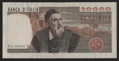 20000 LIRE TIZIANO 21/02/1975 BB