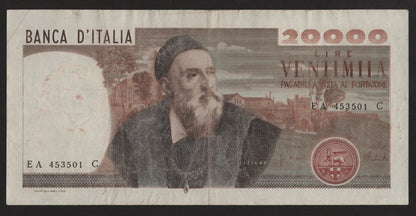 20000 LIRE TIZIANO 21/02/1975 BB