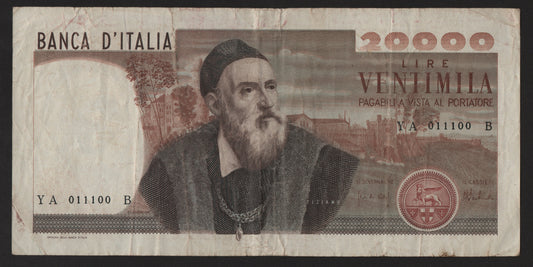 20000 LIRE TIZIANO 21/02/1975 BB