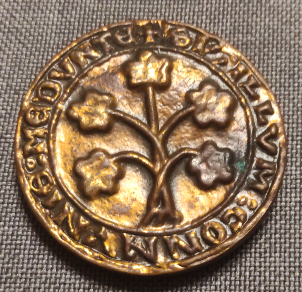 ANTICA MEDAGLIA IN BRONZO CON COFANETTO - DA COLLEZIONE