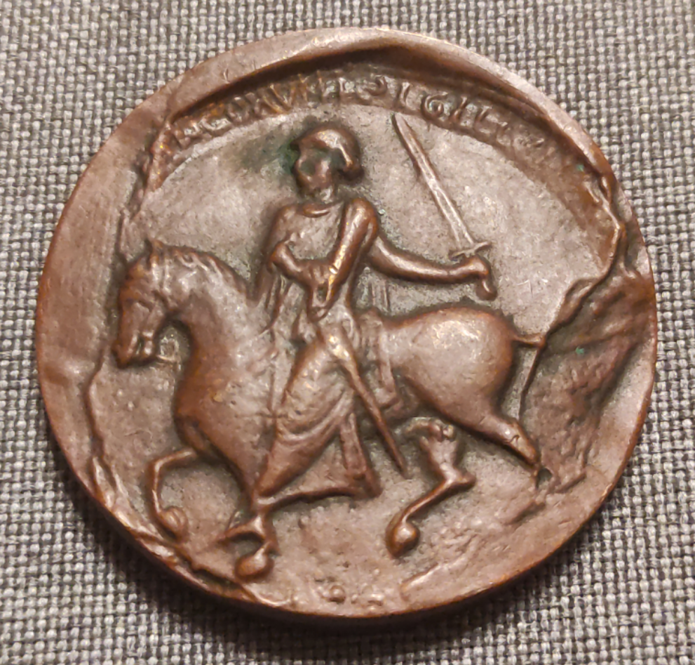 ANTICA MEDAGLIA IN BRONZO CON COFANETTO - DA COLLEZIONE