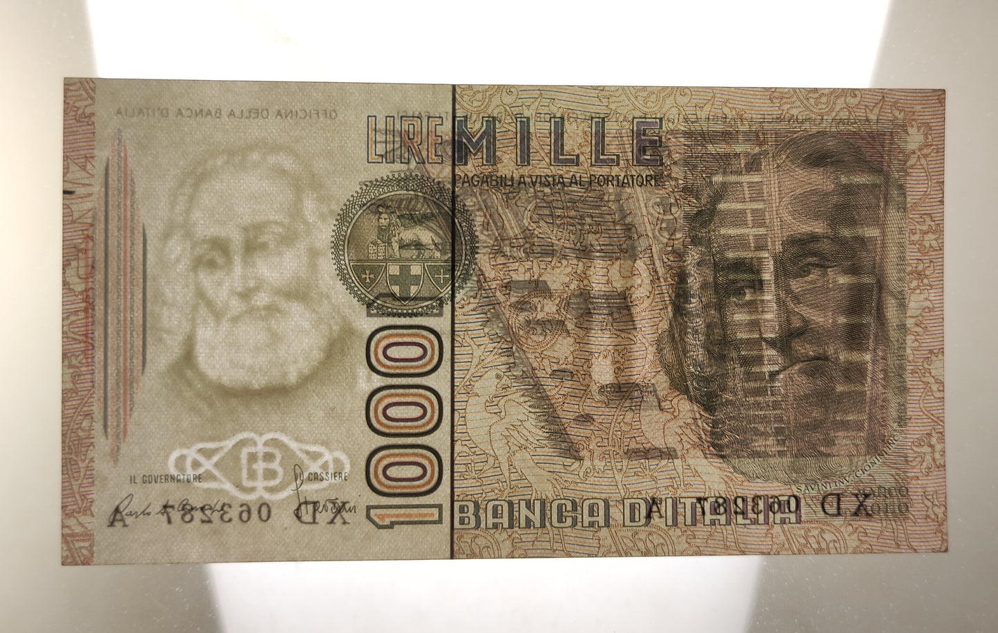 1000 LIRE POLO SERIE SOSTITUTIVA XD...A 28/10/1985 (SPL+) - Numismatica_ita