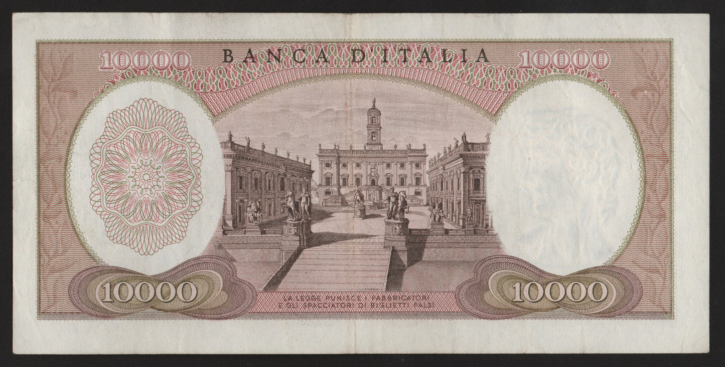 10000 LIRE MICHELANGELO 27/11/1973 BB+