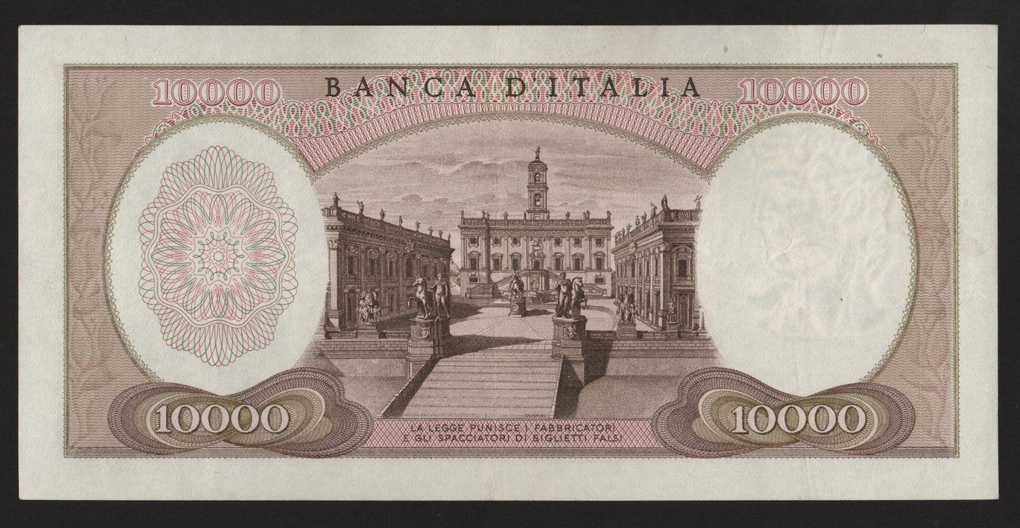 10000 LIRE MICHELANGELO 04/01/1968 SPL