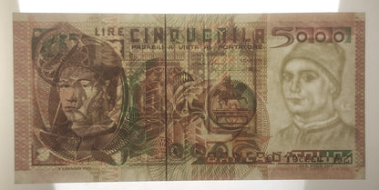 5000 LIRE ANTONELLO DA MESSINA 19/10/1983 FDS