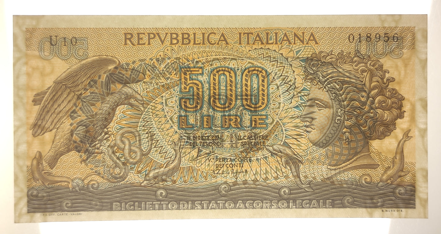 500 LIRE ARETUSA 20/06/1966 qFDS