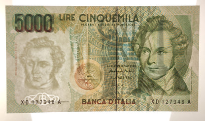 5000 LIRE BELLINI SERIE SOSTITUTIVA XD 1996 FDS