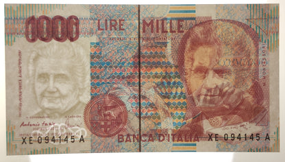 1000 LIRE MONTESSORI SERIE SOSTITUTIVA XE 1995 FDS