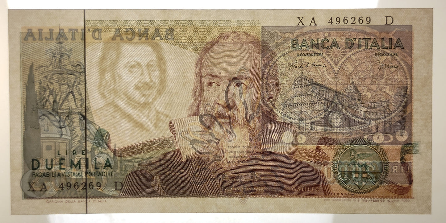 2000 LIRE GALILEO SERIE SOSTITUTIVA 1983 FDS