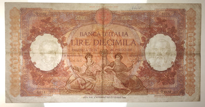 10000 LIRE REPUBBLICHE MARINARE REGINE DEL MARE 02/11/1961 BB