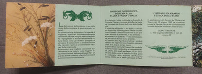 500 LIRE 1992 FLORA E FAUNA D'ITALIA - MONETA IN ARGENTO FDC - DA COLLEZIONE