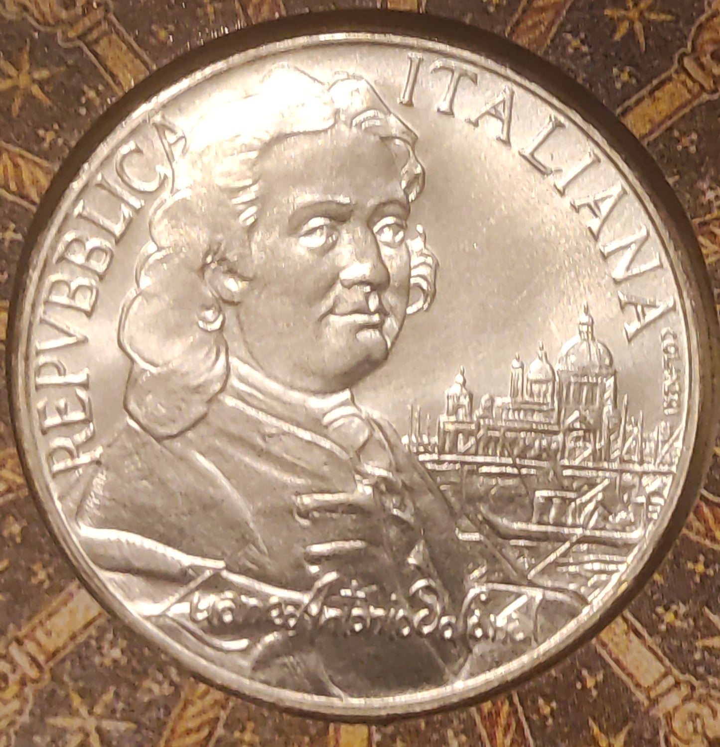 5000 LIRE 1997 IPZS CANALETTO - MONETA IN ARGENTO FDC