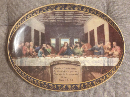 PIATTO COMMEMORATIVO ULTIMA CENA LEONARDO DA VINCI 1495-1995 EDIZIONE LIMITATA