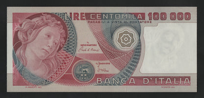 100.000 LIRE BOTTICELLI 10/05/1982 (qFDS) - Numismatica_ita