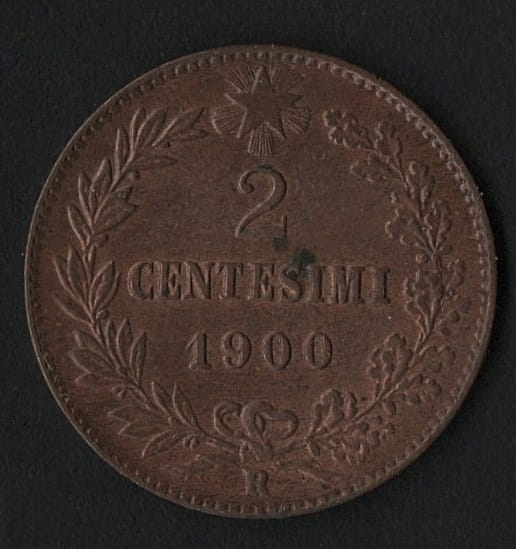 2 CENTESIMI 1900 (FDC) - Numismatica_ita