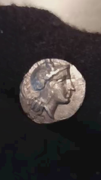 TARANTO DIOBOLO (380-334 A.C.) ANTICA E RARA MONETA IN ARGENTO BB