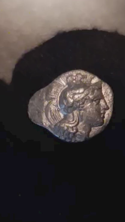 TARANTO DIOBOLO (380-334 A.C.) ANTICA E RARA MONETA IN ARGENTO SPL
