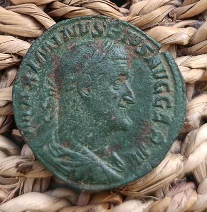 SESTERZIO MASSIMINO IL TRACE 235-238 d.C. VICTORIA GERMANICA BB+