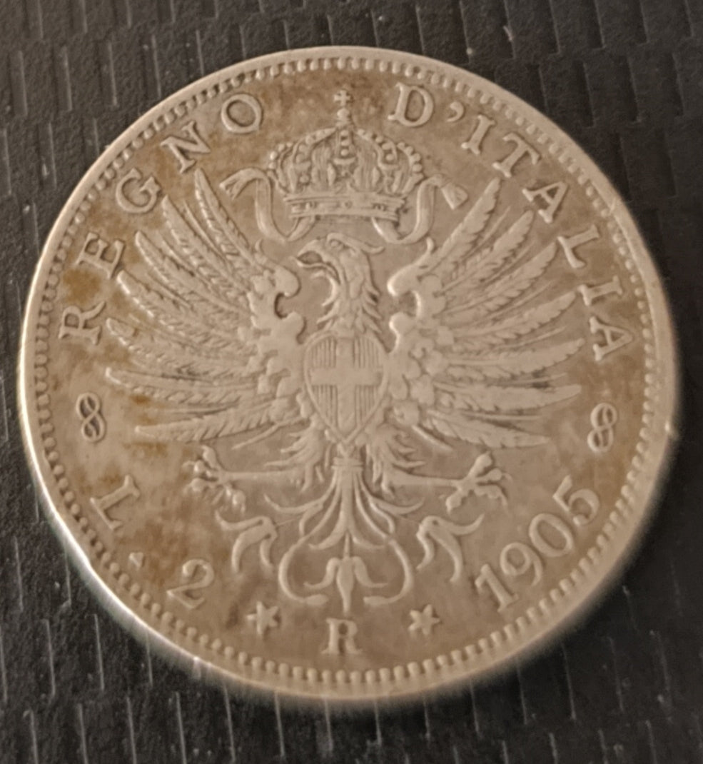 2 LIRE AQUILA SABAUDA 1905 BB