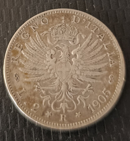 2 LIRE AQUILA SABAUDA 1905 BB
