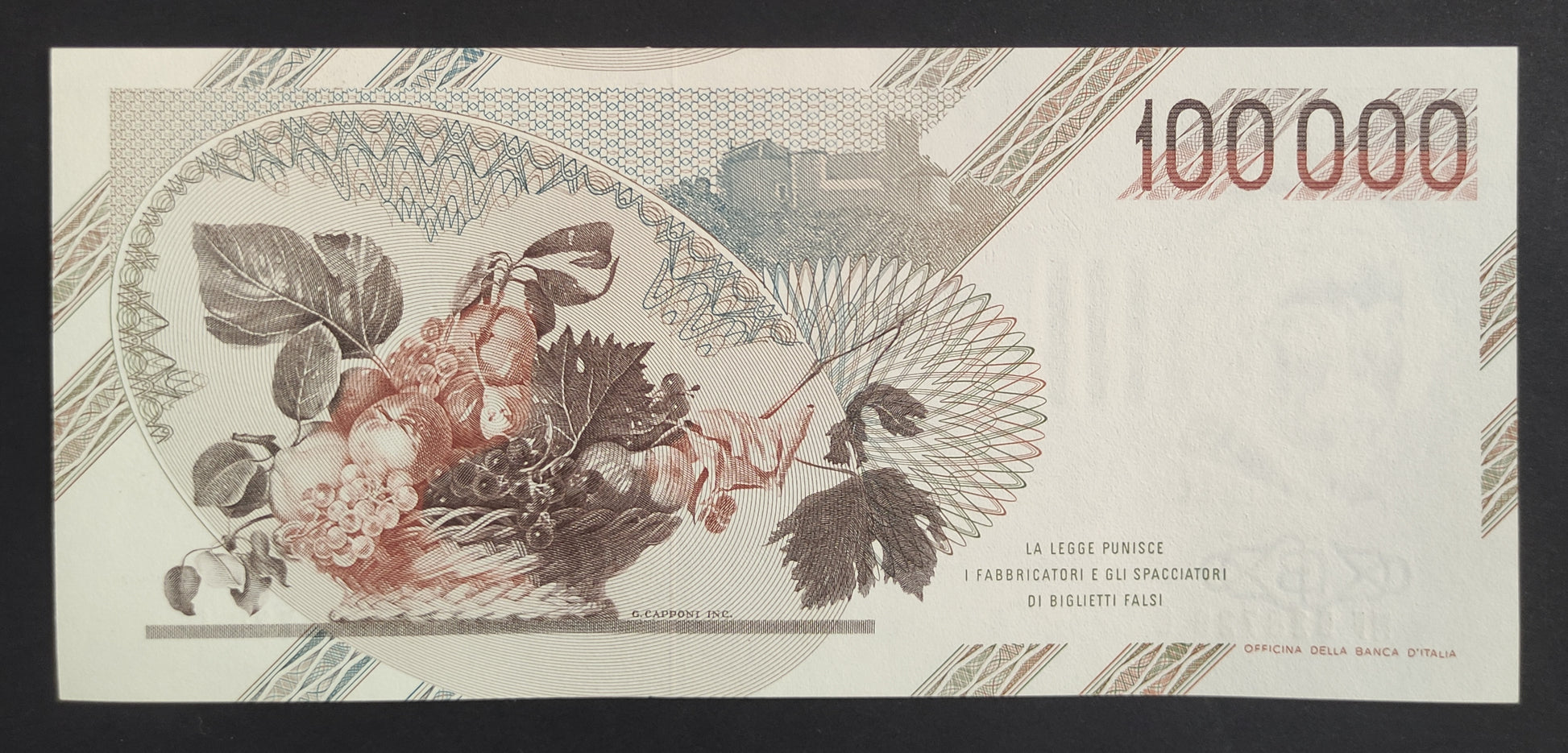 100.000 LIRE CARAVAGGIO 1° TIPO 10/03/1993 (FDS) - Numismatica_ita