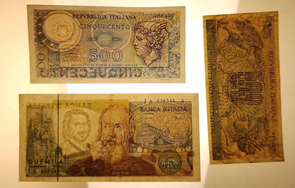 LOTTO BANCONOTE REPUBBLICA ITALIANA DA COLLEZIONE
