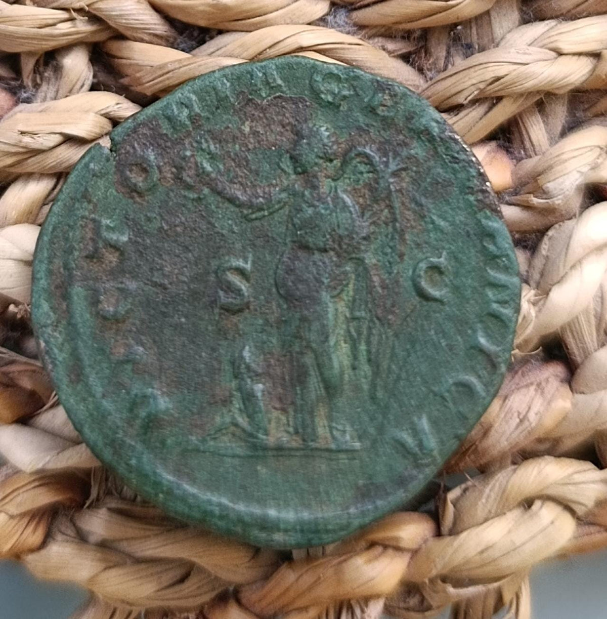 SESTERZIO MASSIMINO IL TRACE 235-238 d.C. VICTORIA GERMANICA BB+