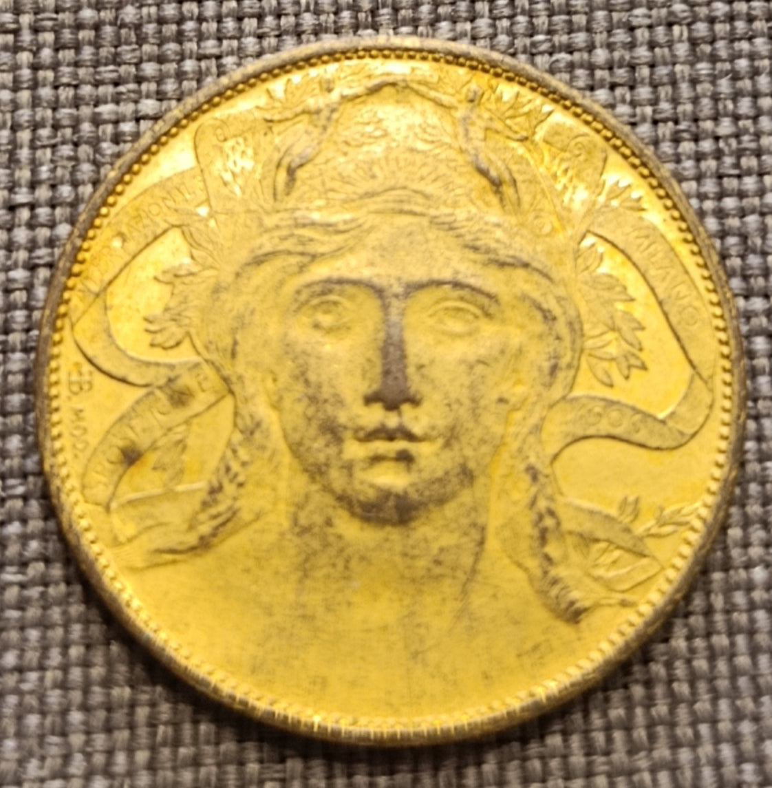 20 CENTESIMI 1906 BUONO ESPOSIZIONE FIERA DI MILANO VITTORIO EMANUELE III qFDC - Numismatica_ita