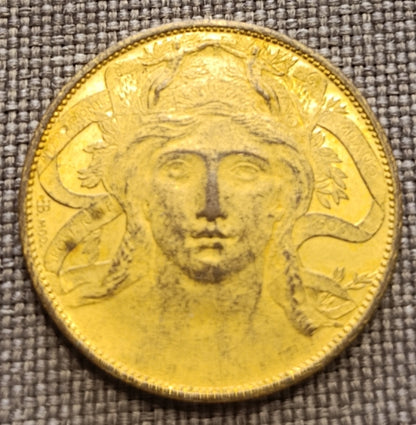 20 CENTESIMI 1906 BUONO ESPOSIZIONE FIERA DI MILANO VITTORIO EMANUELE III qFDC - Numismatica_ita
