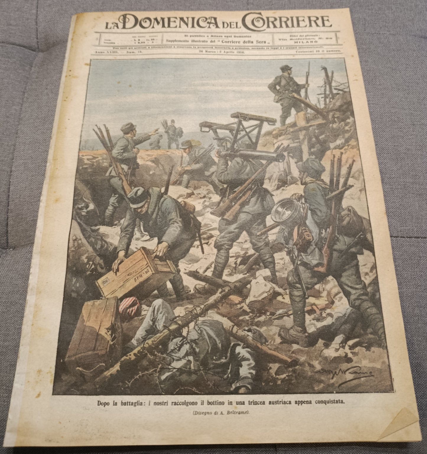 LOTTO 11 GIORNALI ANTICHI PRIMA GUERRA MONDIALE DA COLLEZIONE - Numismatica_ita