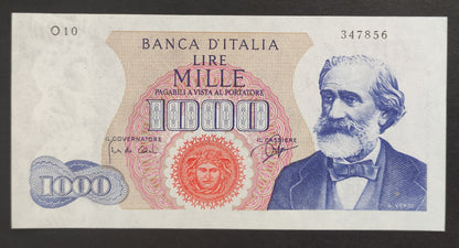 1000 LIRE VERDI 1° TIPO  14/07/1962 (qFDS) - Numismatica_ita