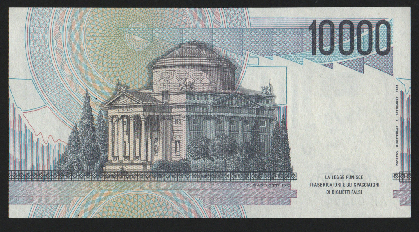 10000 LIRE VOLTA NUMERI PRIMI LETTERA H 1997 FDS