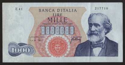 1000 LIRE VERDI 1° TIPO 20/05/1966 qSPL